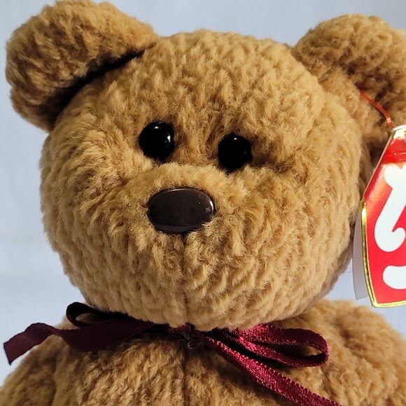 TY Beanie Baby "Curly" the Bear Vintage with Tags Retired 12/31/98 - Picture 2 of 9